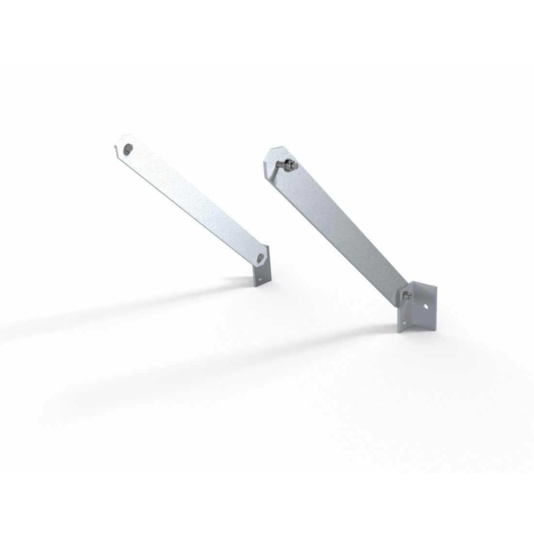 Adjustable fastening leg brackets