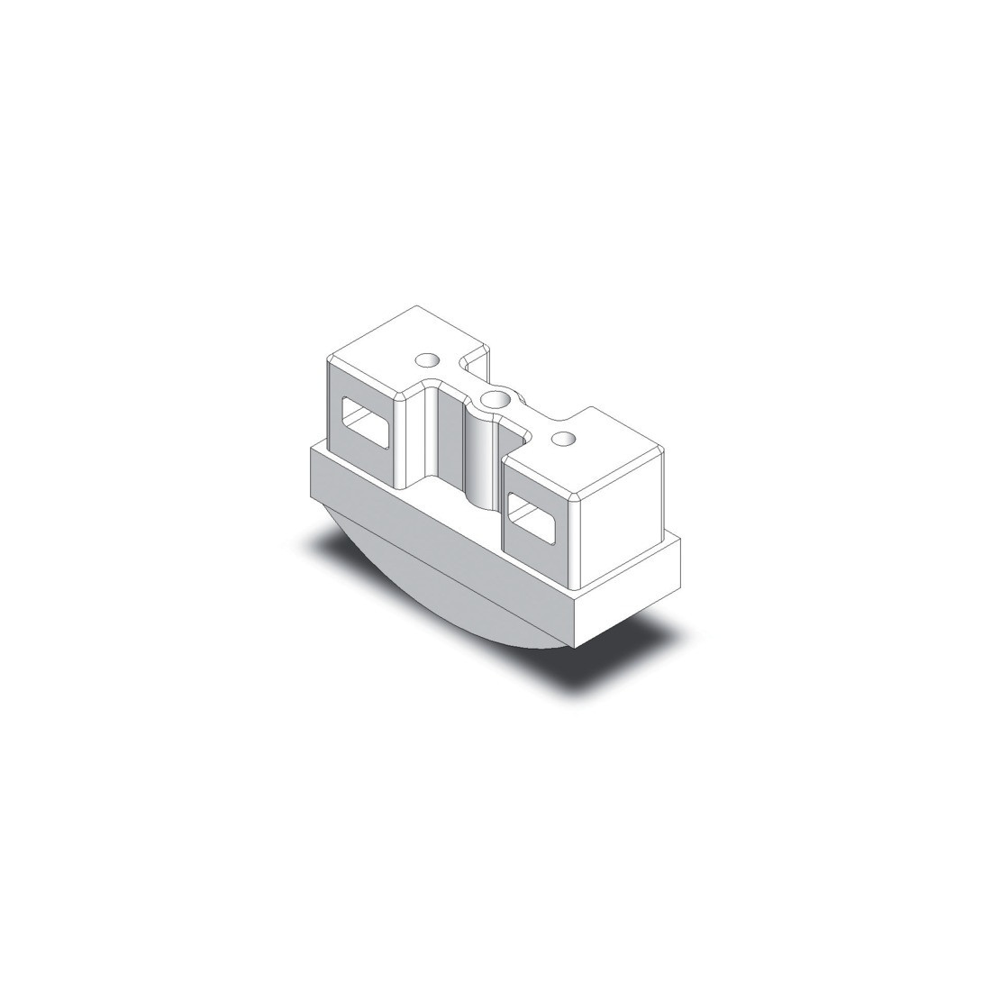 Ladder and longitudinal bars for fixed ladders
