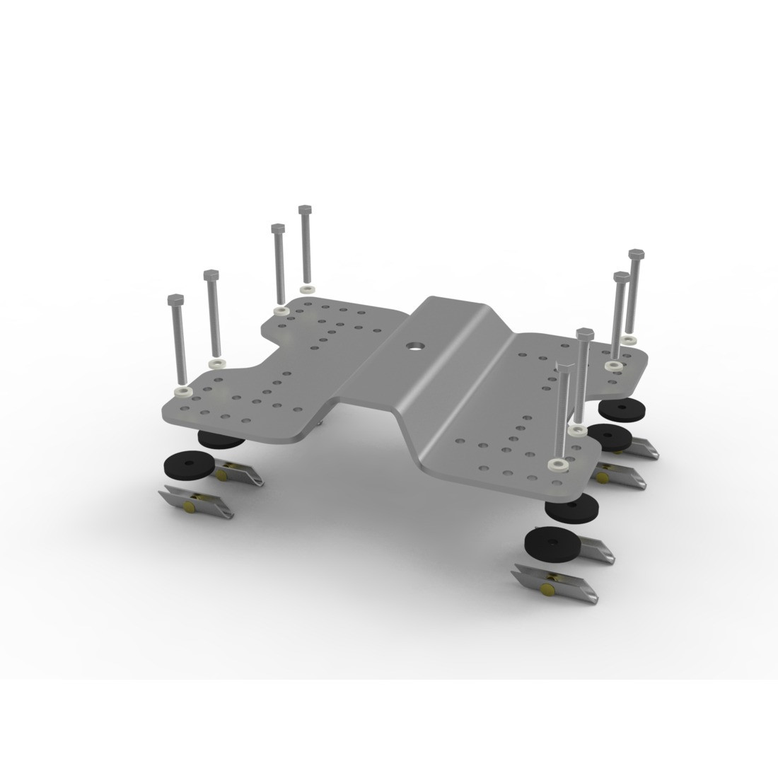 FLEEX fastening kit for flop pin fastening zinc roof