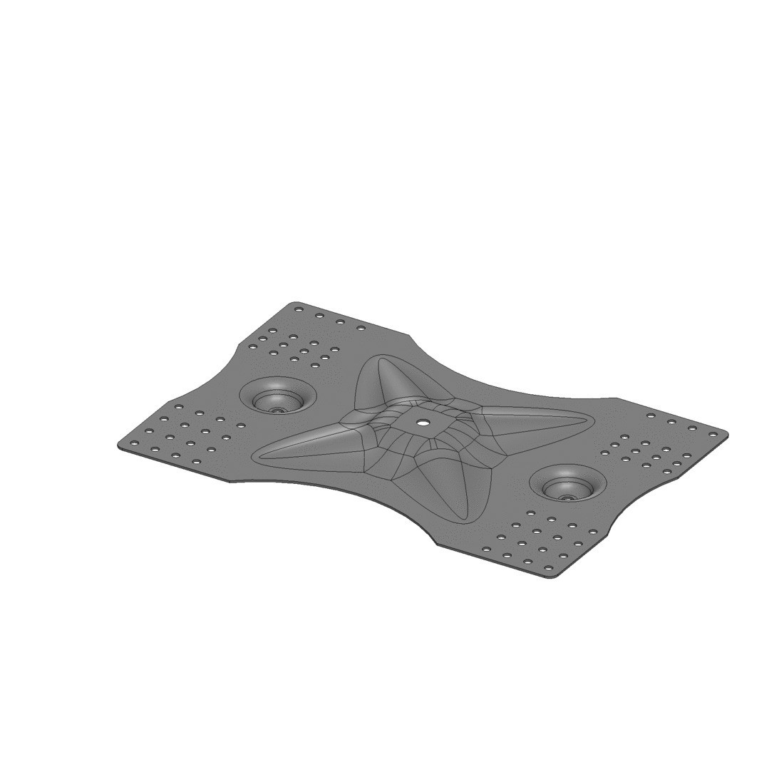 CONEKT Plate for 2 swivels