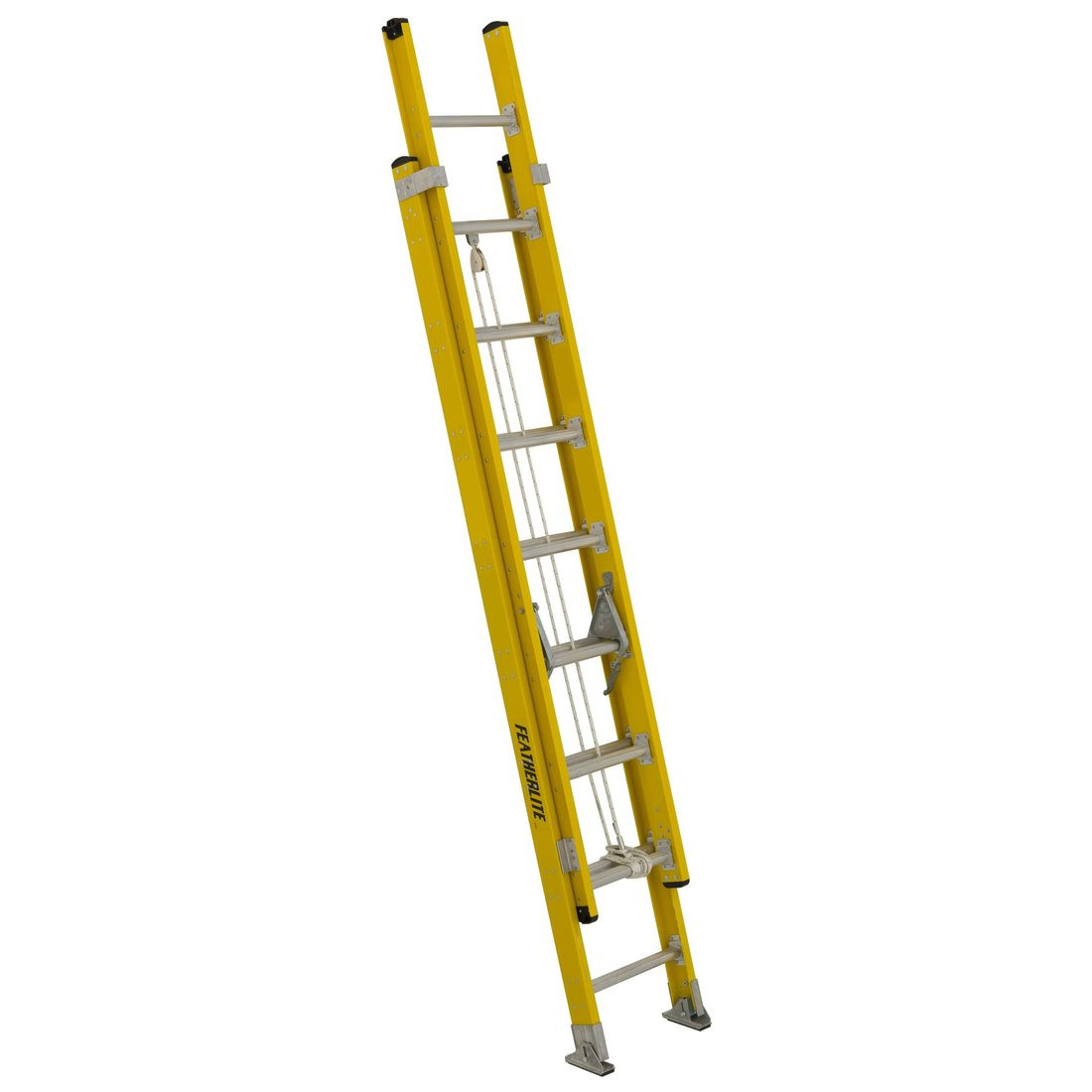 9200D - Non-Conductive Fiberglass Extension Ladder with D-Shaped Rungs