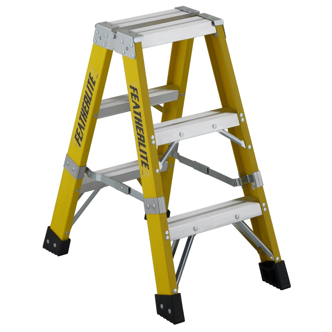 6600 - Non-Conductive Fiberglass Twin Front Step Ladder