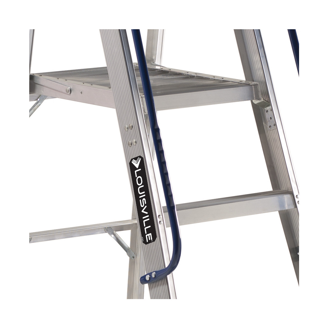 Aluminum Mobile Platform Ladder with Handrails (AP5000) | Louisville Ladder