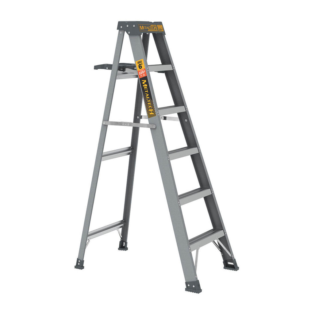Jobsite Series Fiberglass Stepladder E-SLF-225lb