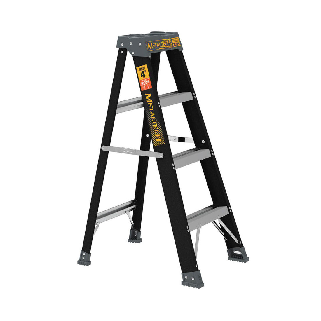 Jobsite Series Fiberglass Stepladder E-SLF-250lb