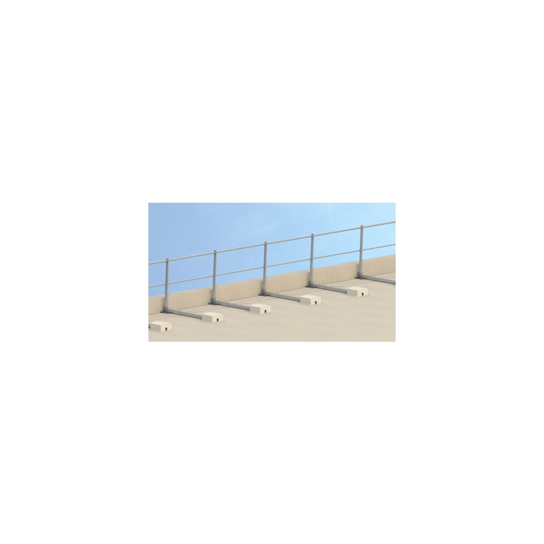 SELF-SUPPORTING STRAIGHT GUARDRAIL