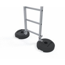 Ground fastening corner piece