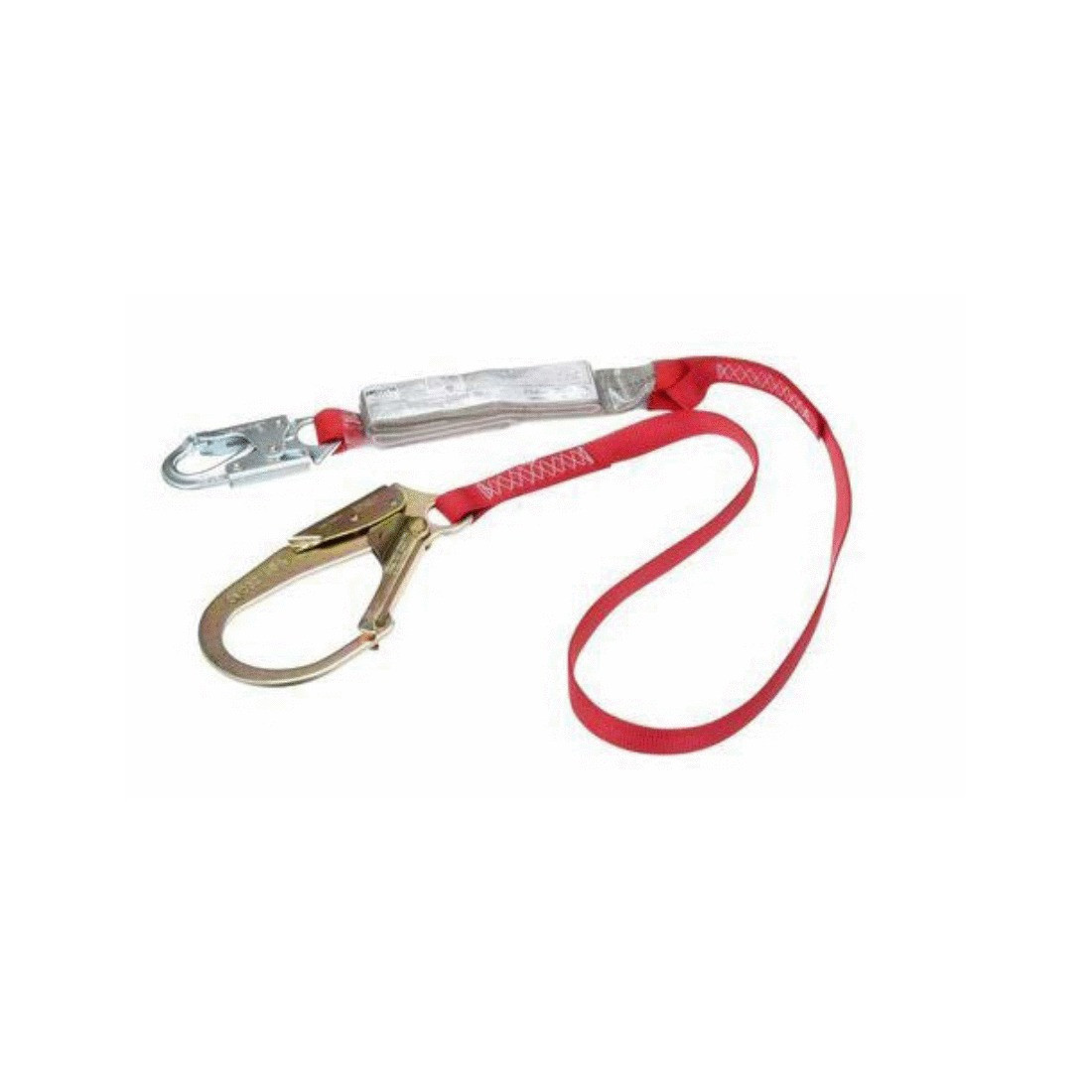 Energy absorber fall arrest lanyard