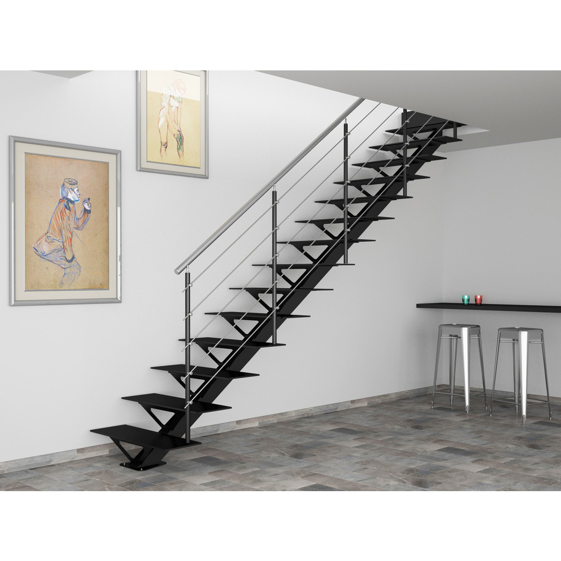 Staircase ZEN STEEL