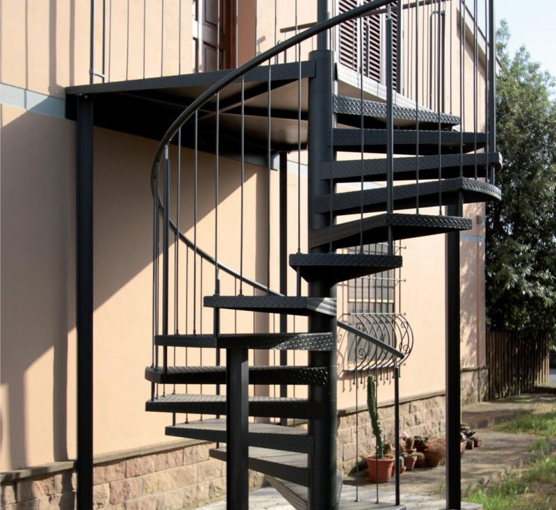 Staircase CAMELIA ZINC - Spiral outdoor stairs : Echelle Canada
