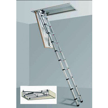 Adjustable hatch telescopic retractable staircase