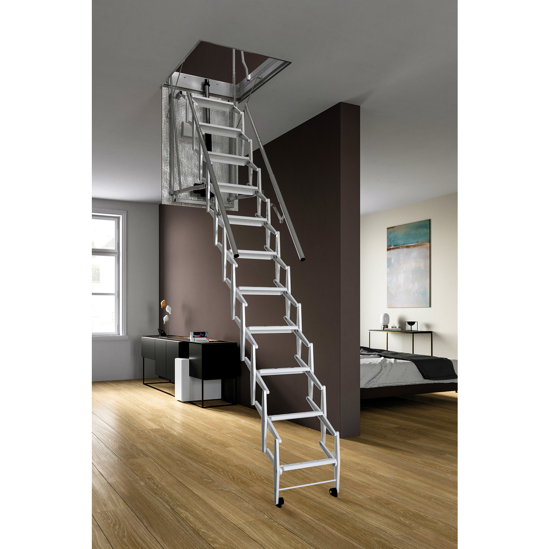 Retractable staircase Motora