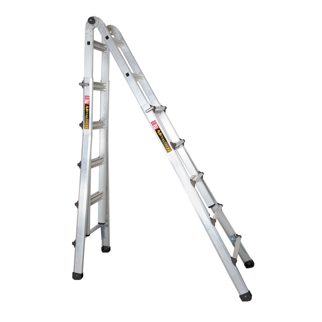 Telescoping multi-position ladder