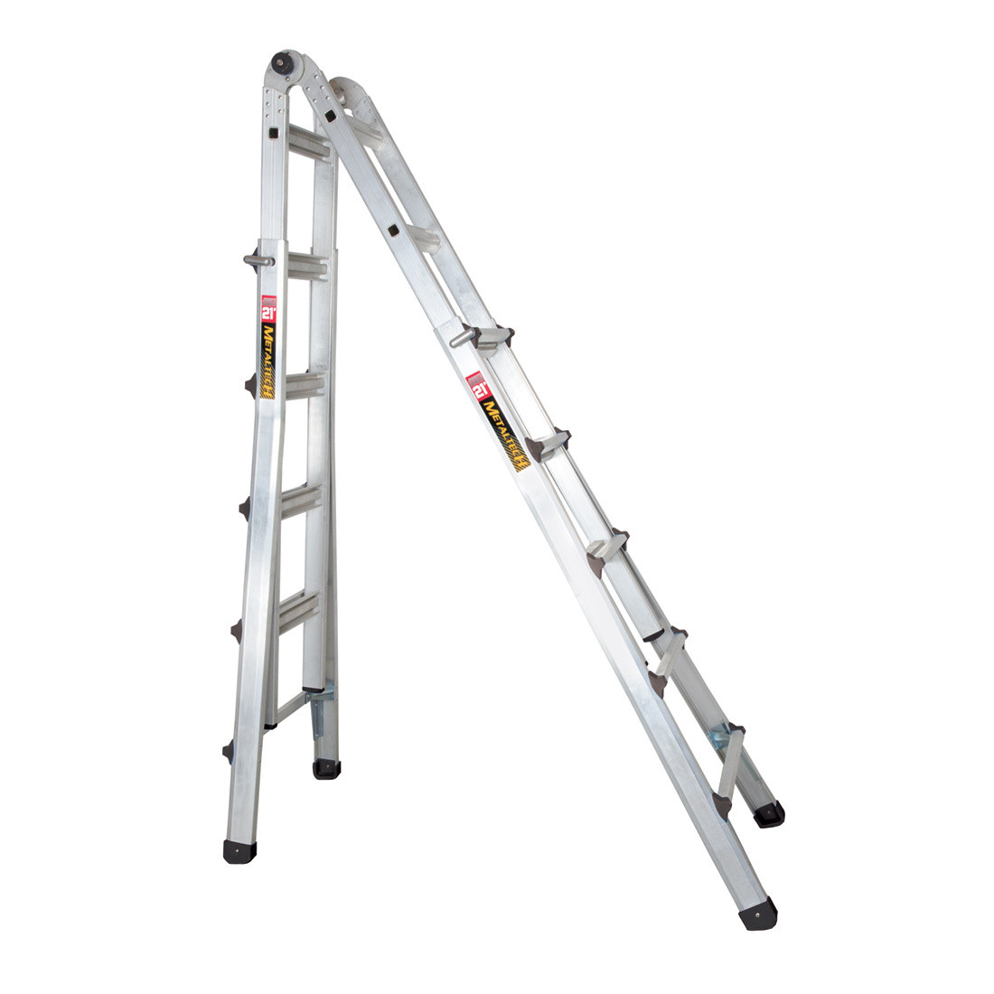 Telescoping multiposition ladder Telescopic ladders Echelle Canada