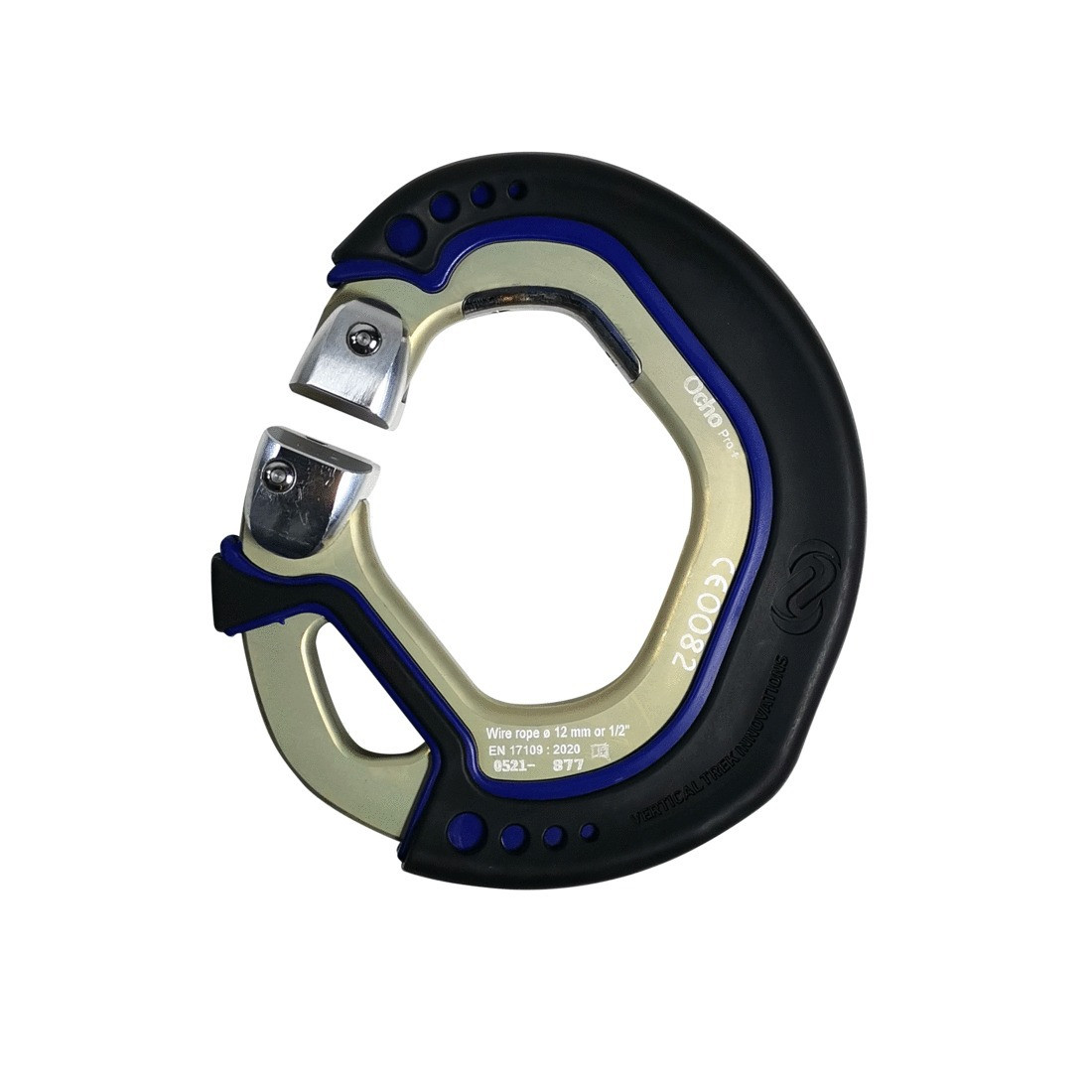 OCHO PRO+ Safety hook for static lifelines CONEKT