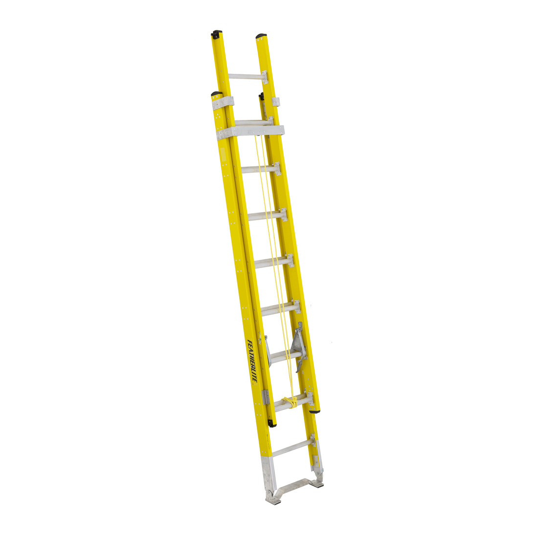 6200D - Non-Conductive Fiberglass Extension Ladder D-Shaped Rungs Front Raise