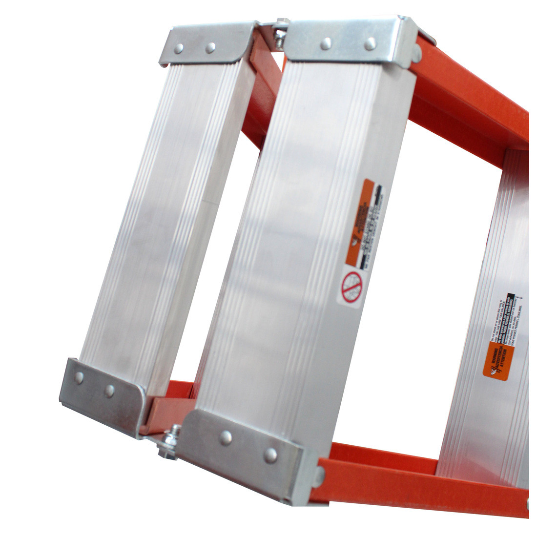 Louisville Ladder: FM1400HD Fiberglass Twin Front Ladder (375 lb)