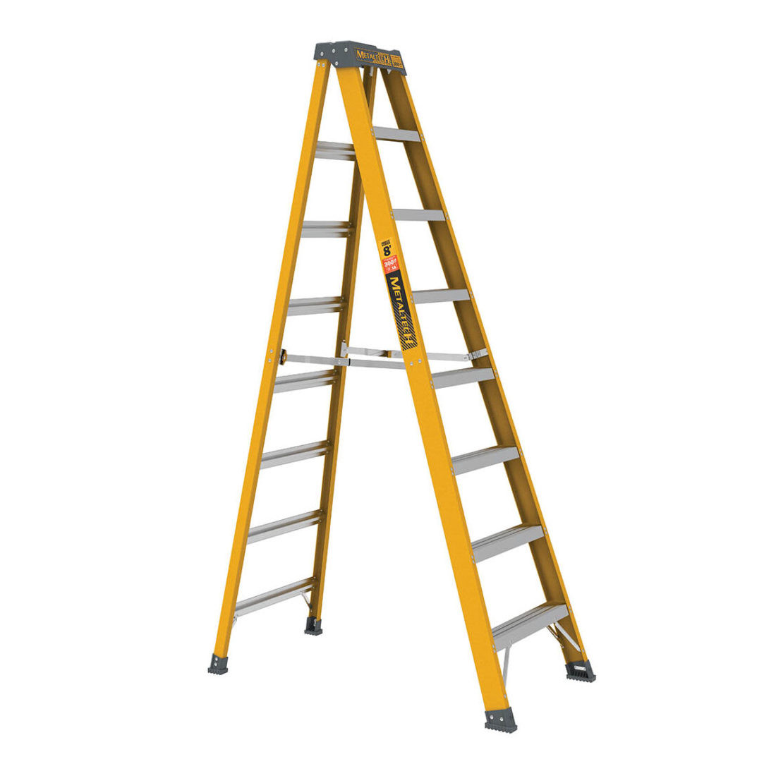 Jobsite Series Fiberglass Stepladder (300 lb)