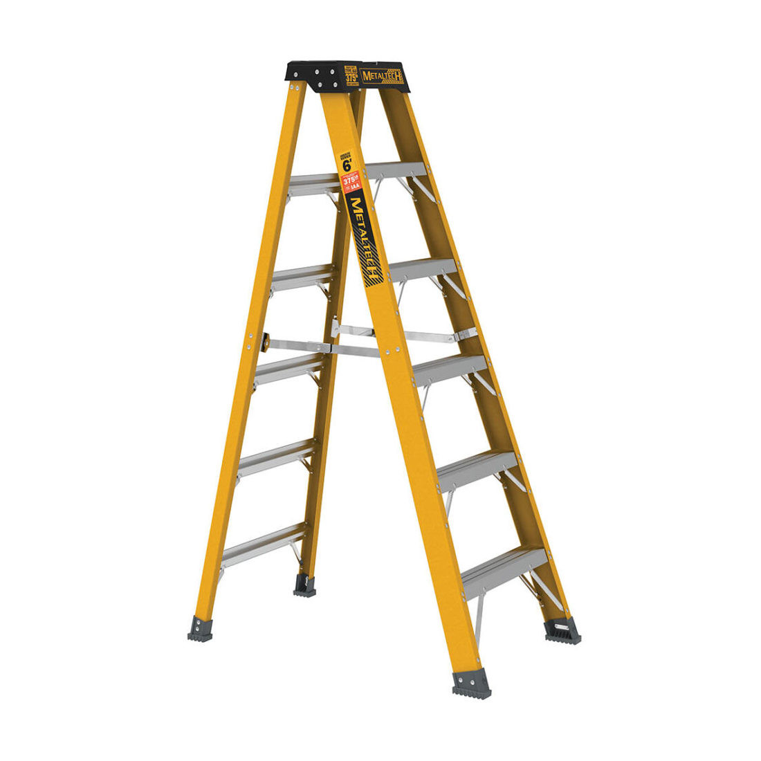 Jobsite Series Fiberglass Stepladder (375 lb)
