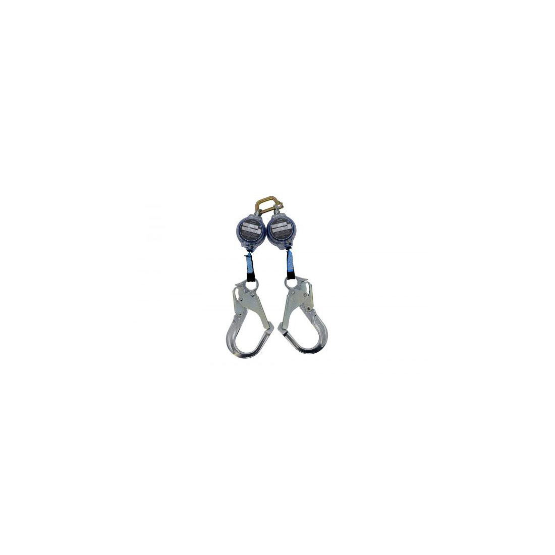 HiiGARD 6 ft Double-Leg Self-Retracting Lifeline, Scaffold Hooks
